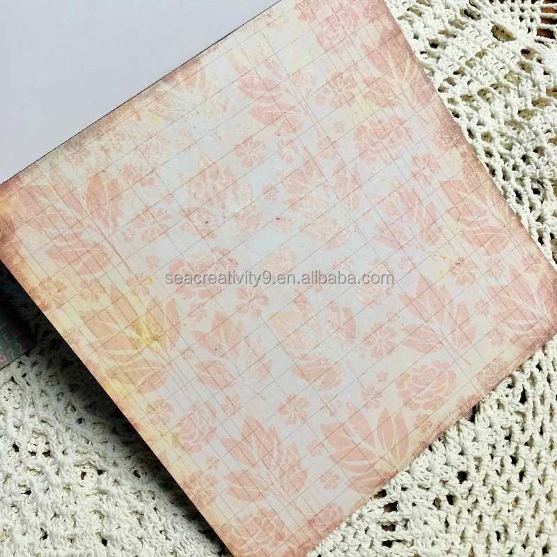 Good Quality Ephemera Custom Stencil Cutting 12x12 Scrapbooking Designer Paper With Cheap Price