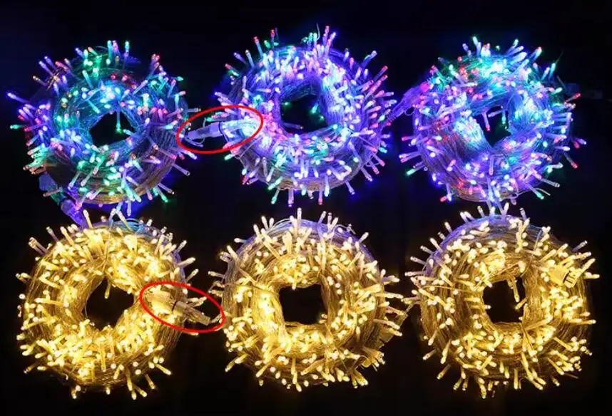 3AA Battery/USB Powered decoraciones navidenas Copper String Fairy Christmas Light