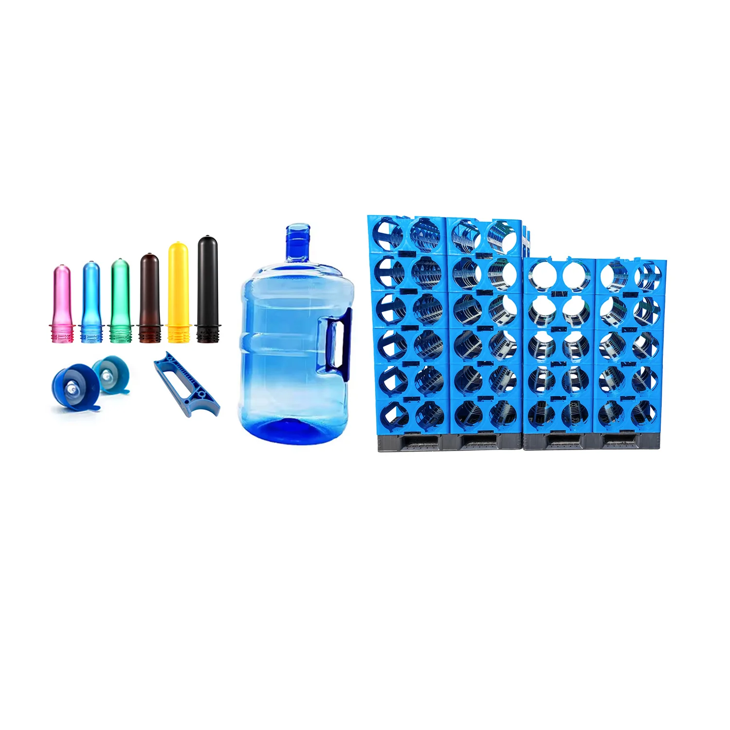 100% New 55mm 18.9L 19L 20 Liter 5 Gallon Water Pet Plastic Bottle Preform Manufacturers in China