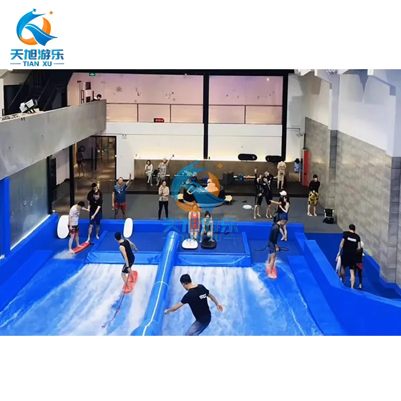 Summer Wave Pool Equipment New Design Crazy Surf Simulator Flowrider Machine Outdoor Fiberglass Water Theme Park Equipment
