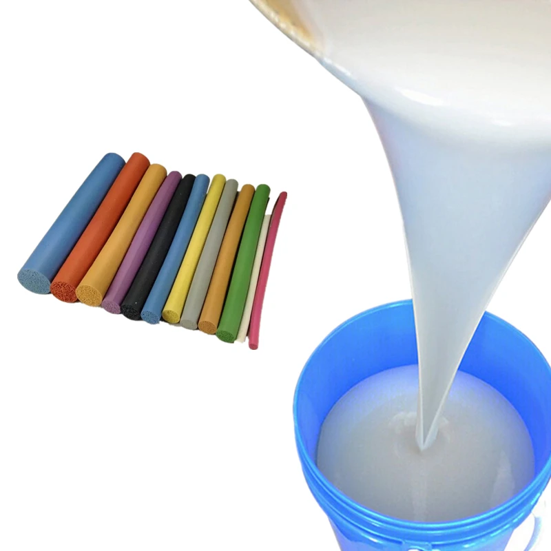 Platinum silicone raw rubber Uniform foaming for silicone foam insulation pipe silicon material