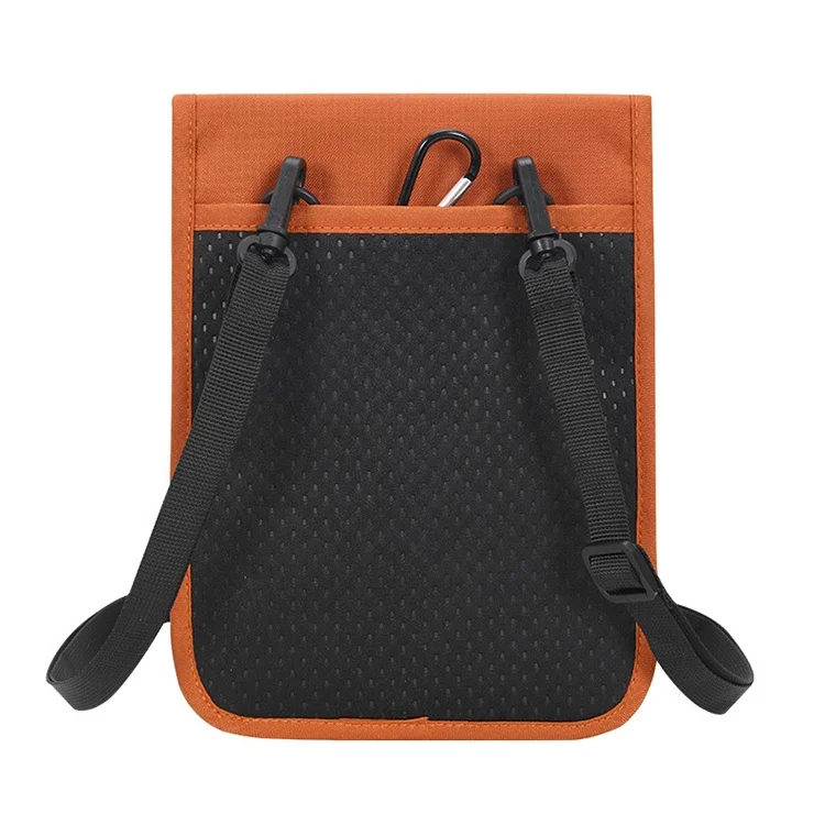 Travel Passport Holder Neck Nylon Passport Bag Waterproof Pocket Sling Bag Mobile Phone Bag