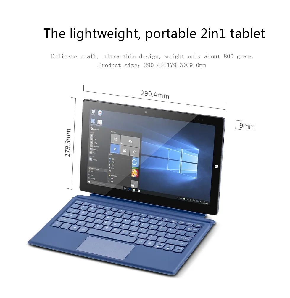 PiPO 2 in 1 touchscreen smart Laptop Tablet 8GB Ram 2 in 1 windows 11 Education For Children Tablet PC