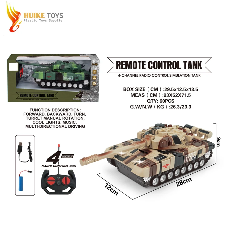 RC infrared battle rc tank toy fighting sound light infrared remote control rc military tank for kid in 2023