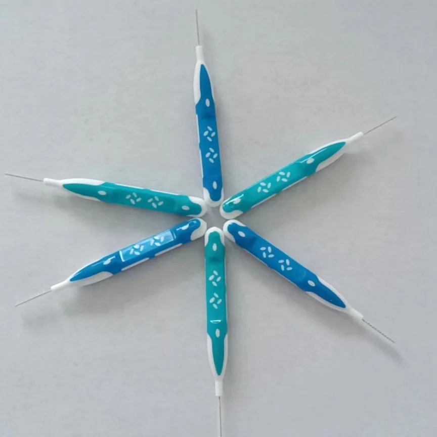 factory selling with own patent  TPE handle food grade OEM  soft handle Interdental Brush teeth health cleaning care