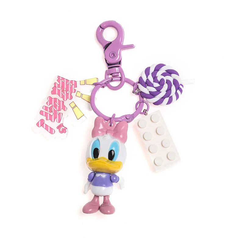 
Free Shipping Clear Bag Donald Daisy Keychain Case For Airpods 1 2 Earphone Ice Cream Cover 