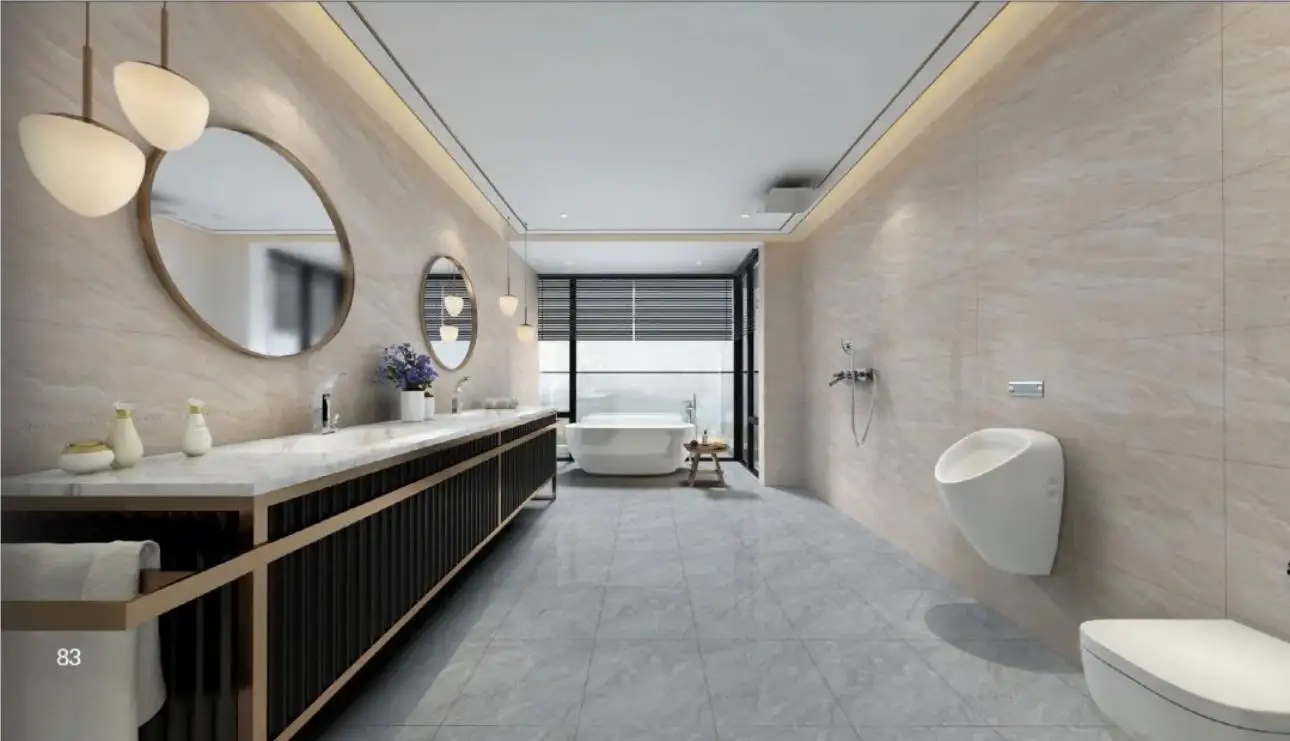 Foshan JBN Modern Design 400x800 Marble Floor Porcelain Tiles Bright Glossy Polished for Bathroom Kitchen Parquet Interior Wall