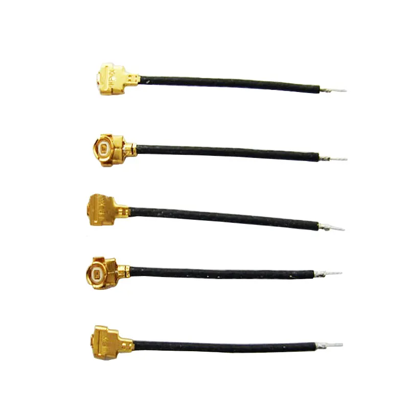 Black IPEX MHF 1.13 / 0.81 Connector Jumper Pigtail Cable Double End UFL Cable