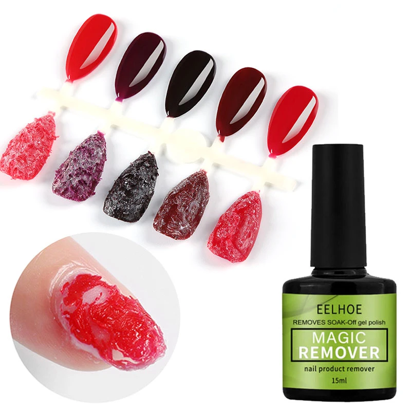 15ml Professional Nail Polish Remover Liquid Manicure Semi Permanentnail Gel Polish Remover Varnish Nail Supplies for Beauty