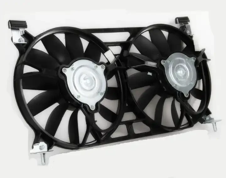 21214-1300024-41 Durable High Quality Auto Parts Double Head Car Radiator Fan Electric Motor Cooling Fan for Lada DC Plastic