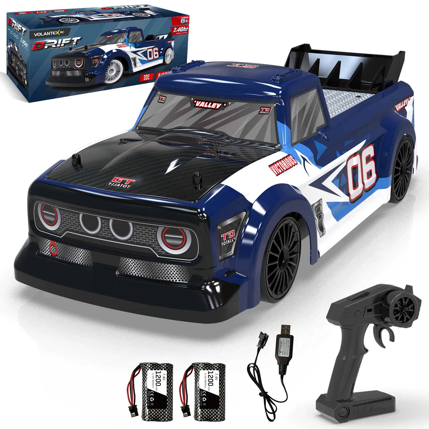 1:14 Remote Control Car 4WD Drift RC Cars Vehicle 28km/h High Speed Racing RC Drifting Car Gifts Toy for Boys Kids