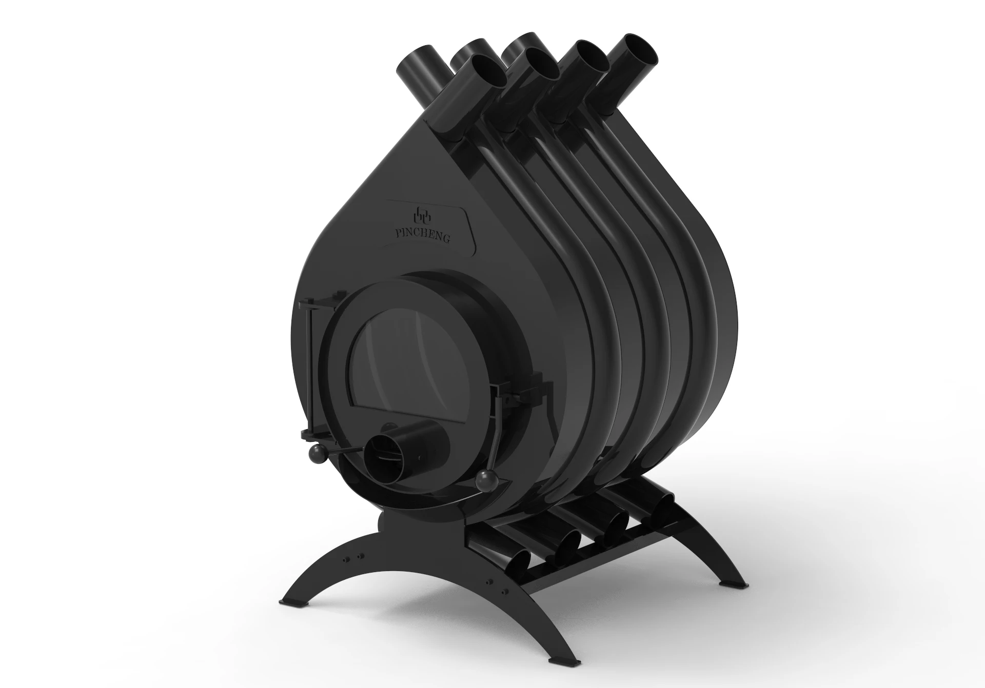 Modern EU Quality Freestanding Steel Wood Pellet Stove High Efficiency Home Heating Fireplace