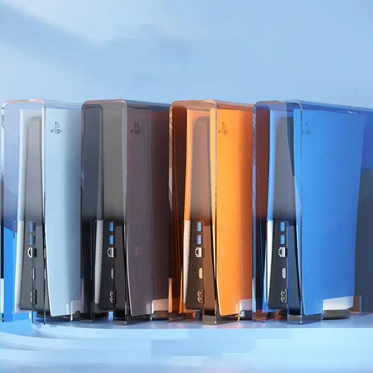 Durable Faceplate Shell PS5 Host Cover Transparent Customization Protective Acrylic PS5 Console Covers