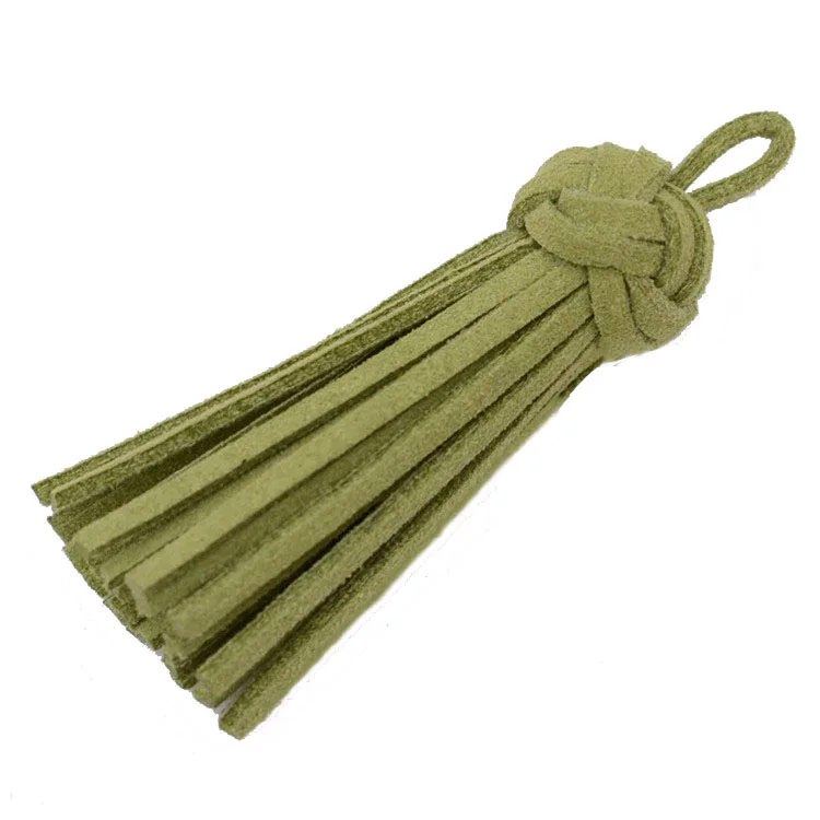 
LONGJIE fashion handmade suede leather tassel for women 