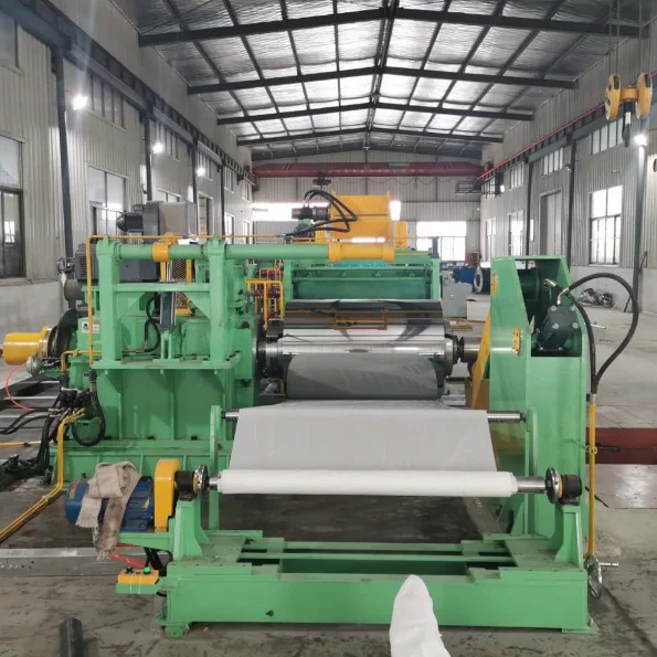 High Level GI Steel Coil 5 Roller Tension Station CR HR Steel Coil Shearing Slitter Machine Manufacturers