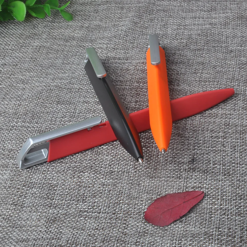 Free Sample Slim Cheap Plastic Rubber Triangle Shape Ball Pen For Promotion
