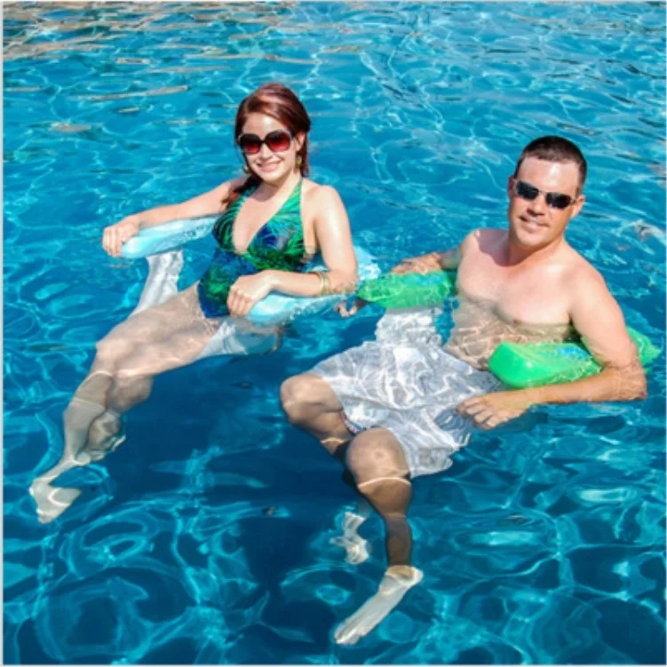 Vinyl-Coated Foam Aqua Floating Swimming Pool Chair for Outdoor Water Parks Equipment