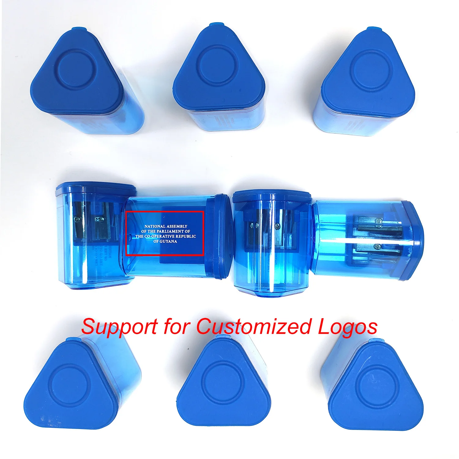 Factory Custom Mini Pencil Sharpener Metal Plastic Pencil Pencil Sharpening Tool Stationary for Students Mix Colors Bulk Packing