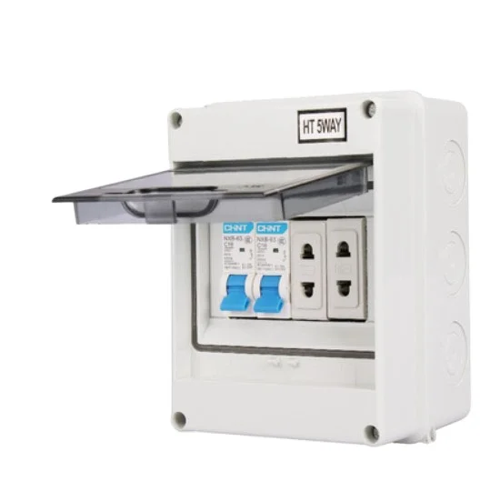 HT circuit box waterproof switch box outdoor plastic rainproof 8-bit circuit breaker switch distribution box