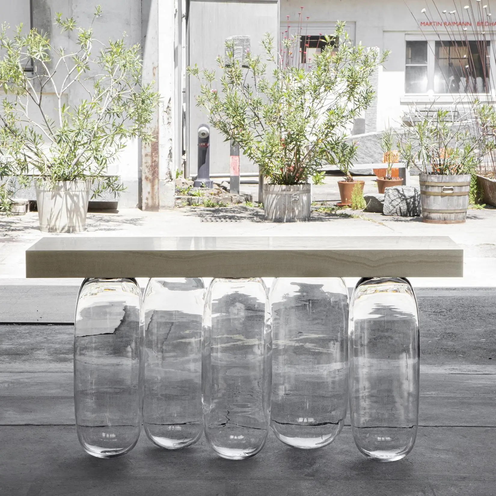 SHIHUI Customized Design Modern Nordic Living Room Furniture Antique Rectangle Long Table Glass Base Marble Top Console Table