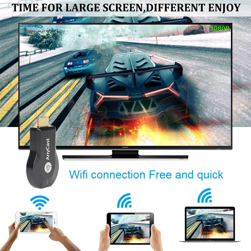 128M Anycast M2 Plus 1080P Miracast Any Cast Wifi Display Receiver Dongle For ios Android