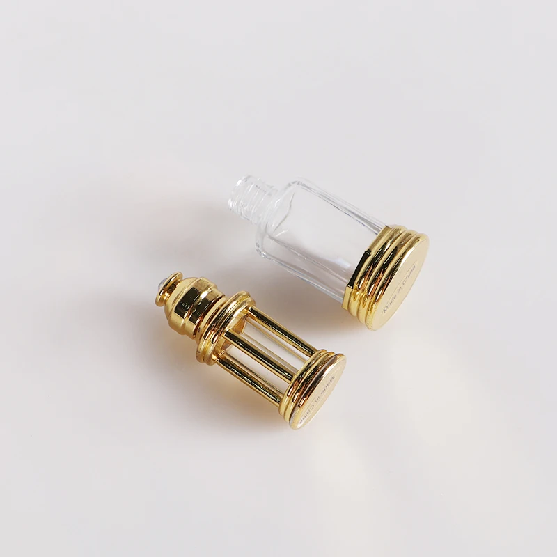 3ml 6ml 12ml small capacity  mini qatar essential oil bottle cosmetic serum glass bottle