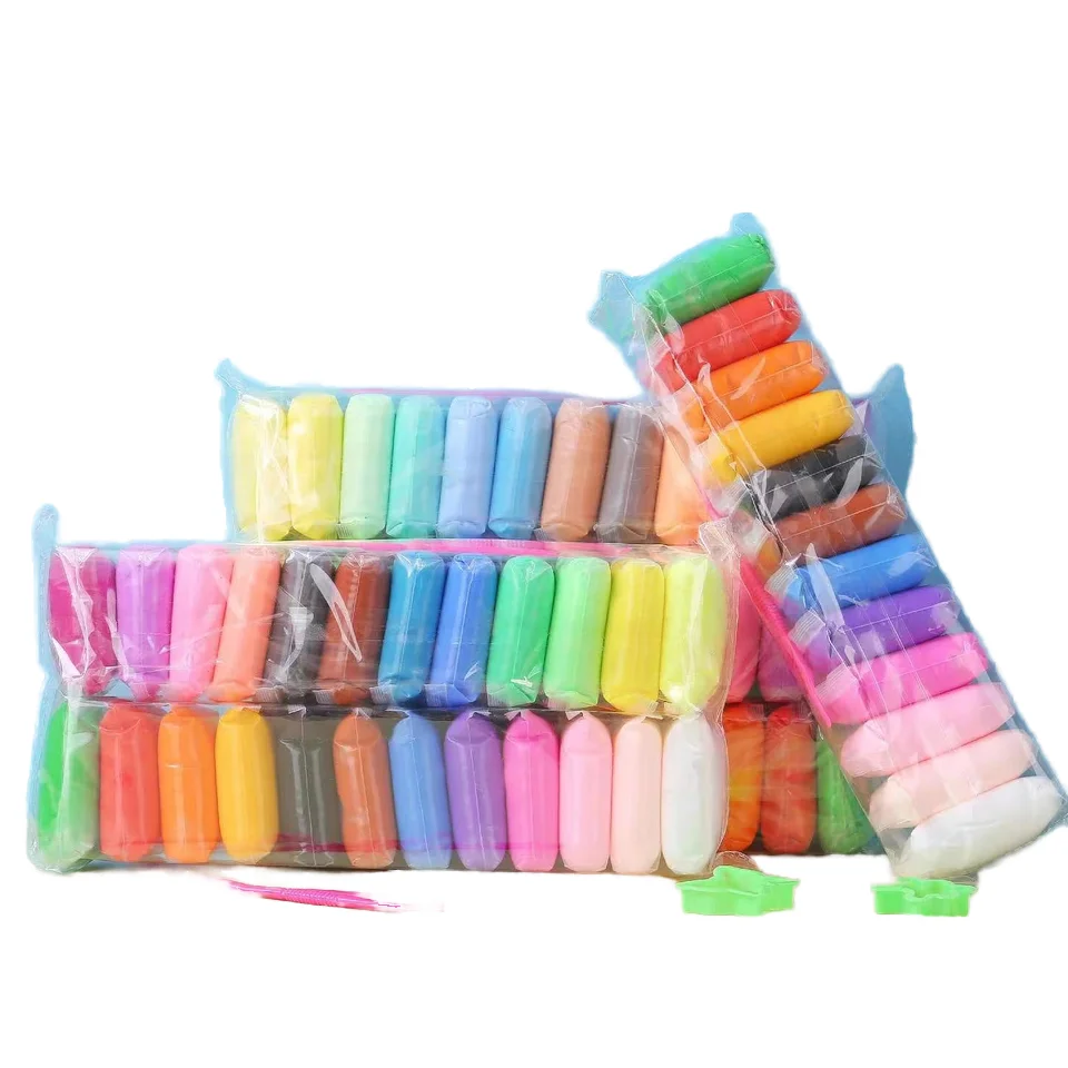 Super Light White Plasticine Space Clay Air Dry Clay Slime for Playdough & Wholesale Colorful Clay