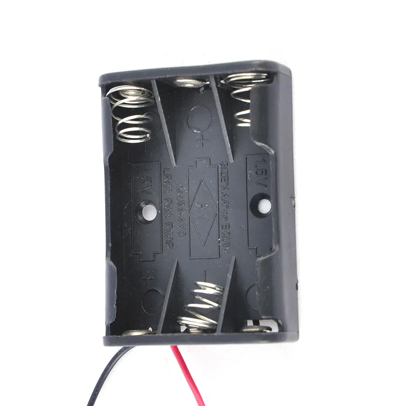 3aaa Battery Holder 4.5V aaa UM4*4 Battery Cell Case with Wire Leads