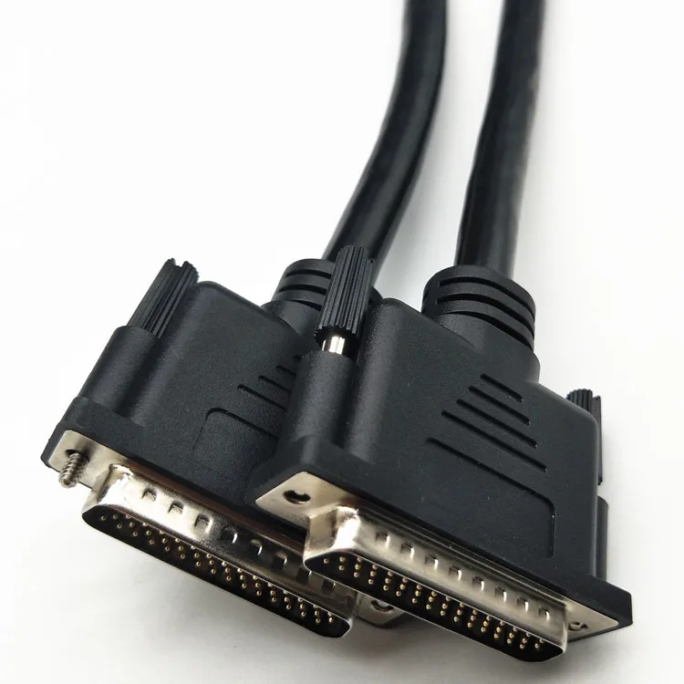 Индивидуальный 2464 26AWG DB9 DB15 DB25 DB37 DB44 компьютерные провода D-sub 44 контрольные провода HDB44 штекер-Штекер кабель дисплея