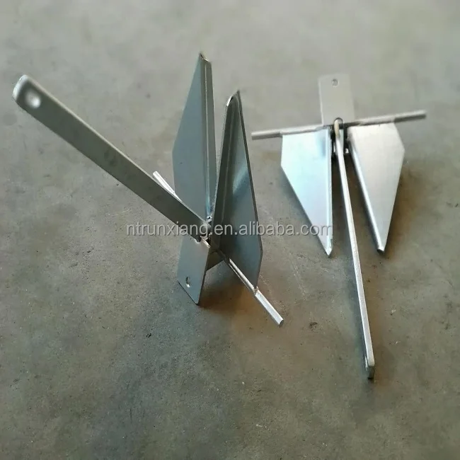 CE certificate stainless steel mirror polish Marine Hardware accessories factory sell bruce anchor