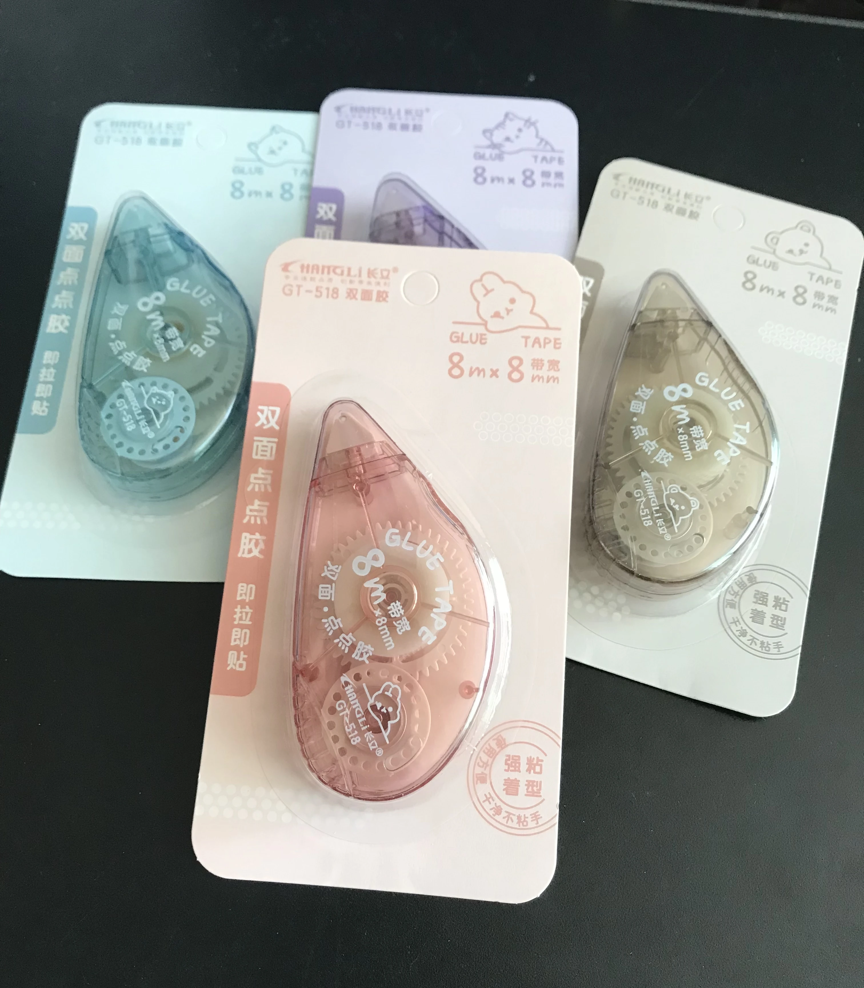 Постоянная двухсторонняя Резиновая лента роликовая клейкая Корректирующая лента клейкая лента для детей студентов школы офиса канцелярские принадлежности