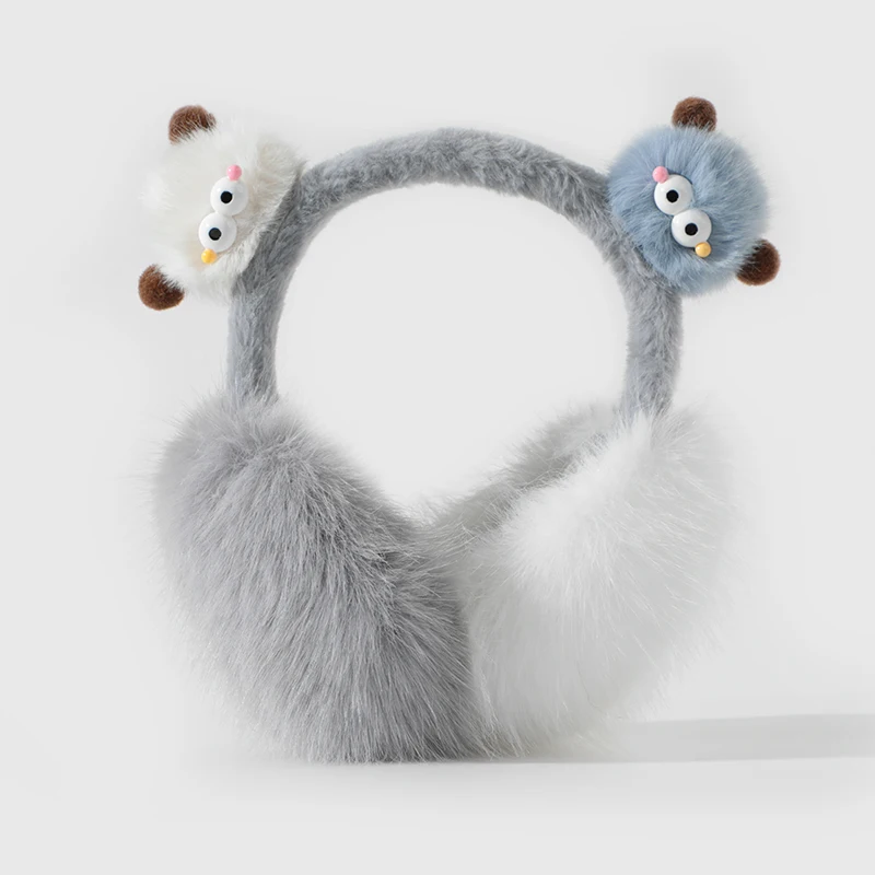 Cheap thermal running folding earmuffs cute women girls warmer ear muff in winter