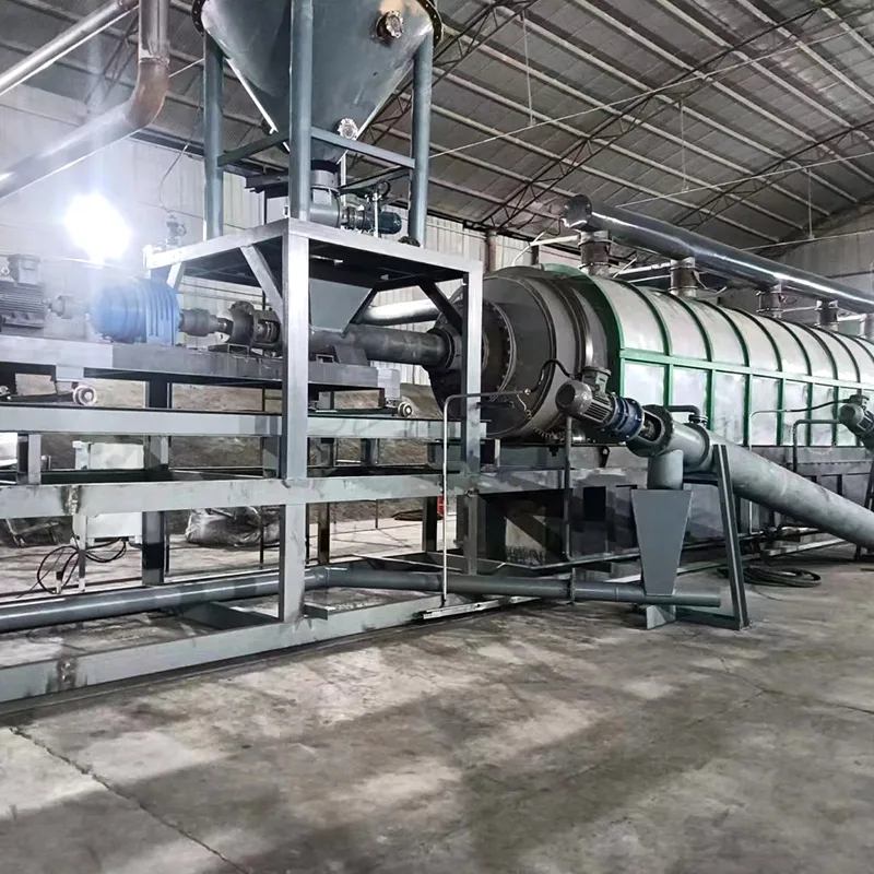 continuous scrap plastic 20 ton pyrolysis machine rubber oil recycle plant