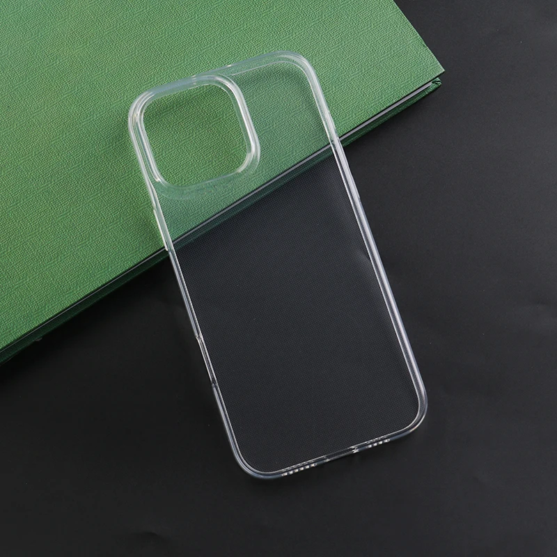 For iPhone 16 Pro Max Plus Phone Case TPU Silicone Matte Cases Clear Transparent Back Cover