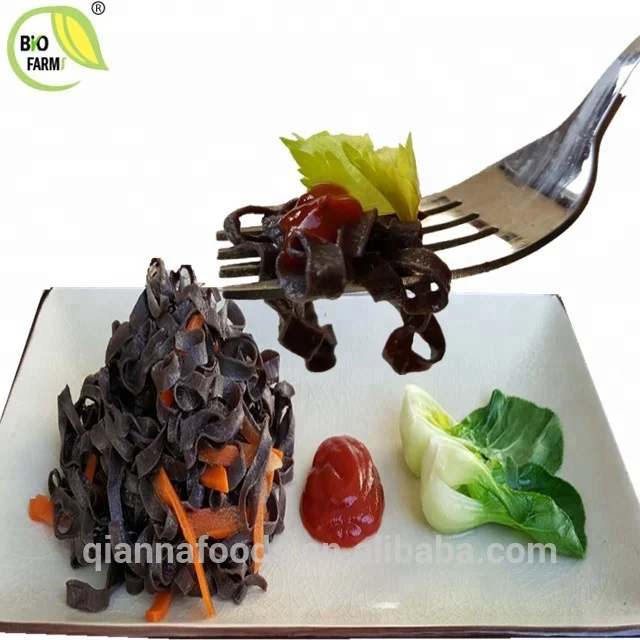 Organic food black bean pasta instant noodles