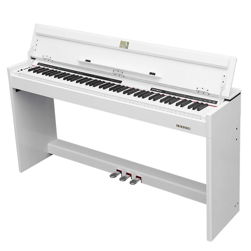 XS3309 88 Keys 64 Polyphony Number French Dream Sound Source White Electric Piano