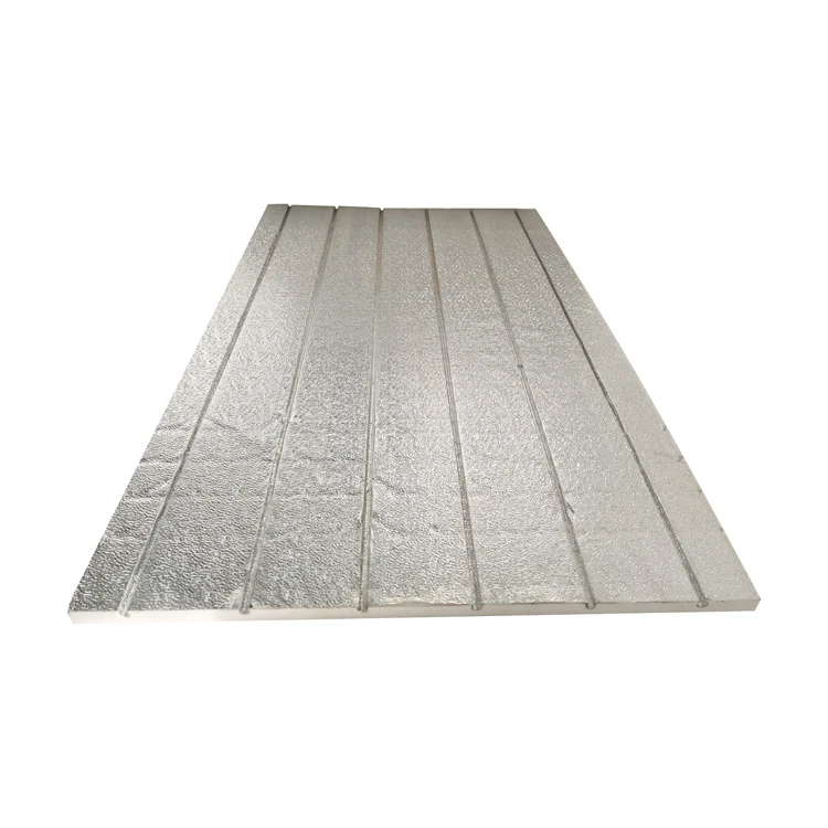 Thermo Floor Heating groove xps with aluminum insulation board