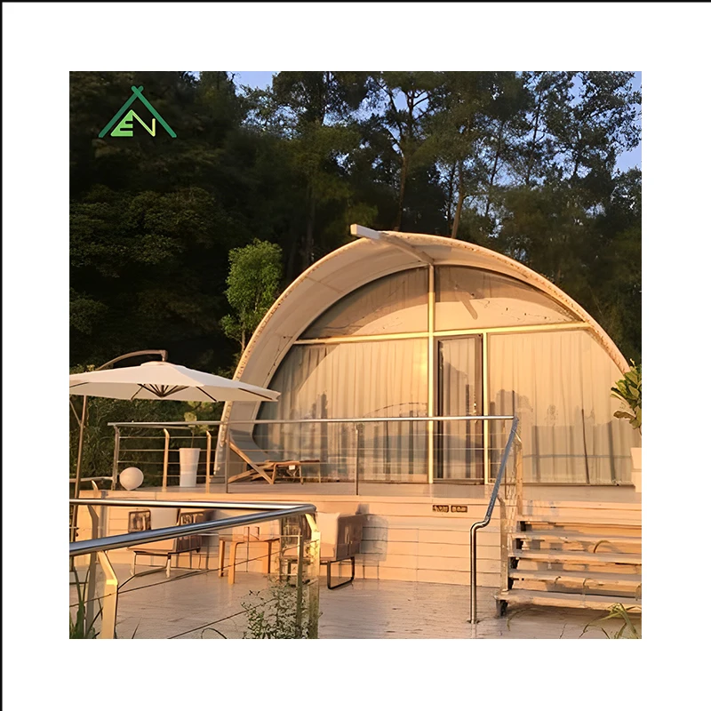 resort beach triangle ice design $100 outdoor clear customized glamp glass hotel tent for camping for sale