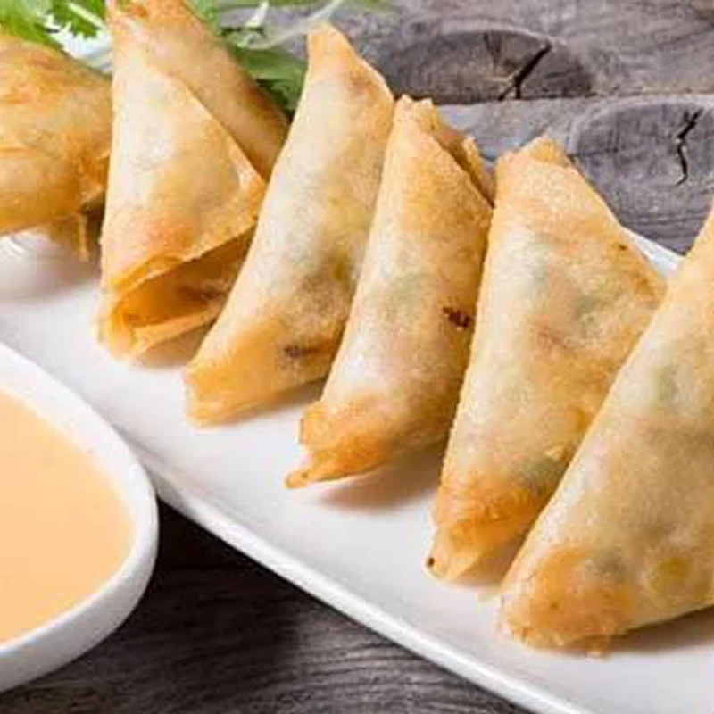 Commercial Fully automatic samosa making machine, samosa folding machine delicious samosa