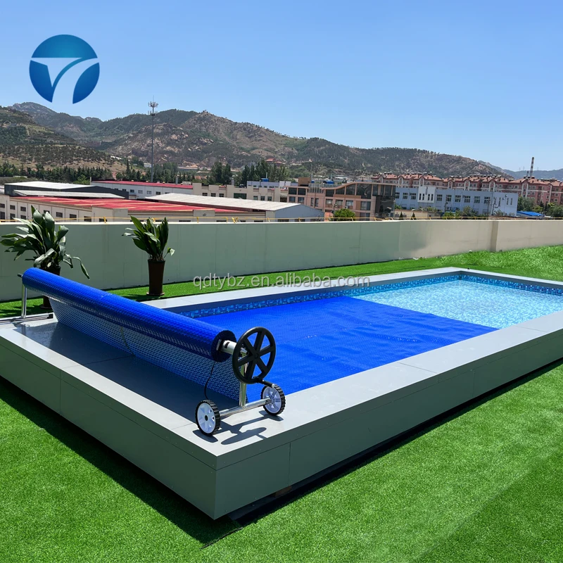 Piscina De Plastico Retangular Black Bubble Pool Cover For Spa/Swimming