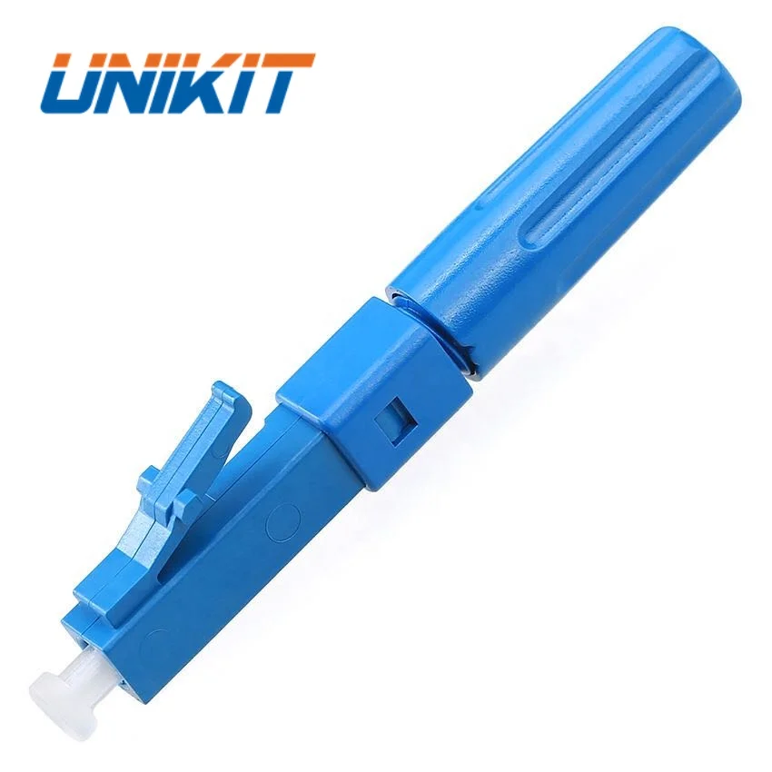 Durable Using FTTH Passive Components SM MM LC Connector for 0.9mm 2.0mm 3.0mm 2*3mm Cable LC UPC APC Fiber Optic Fast Connector