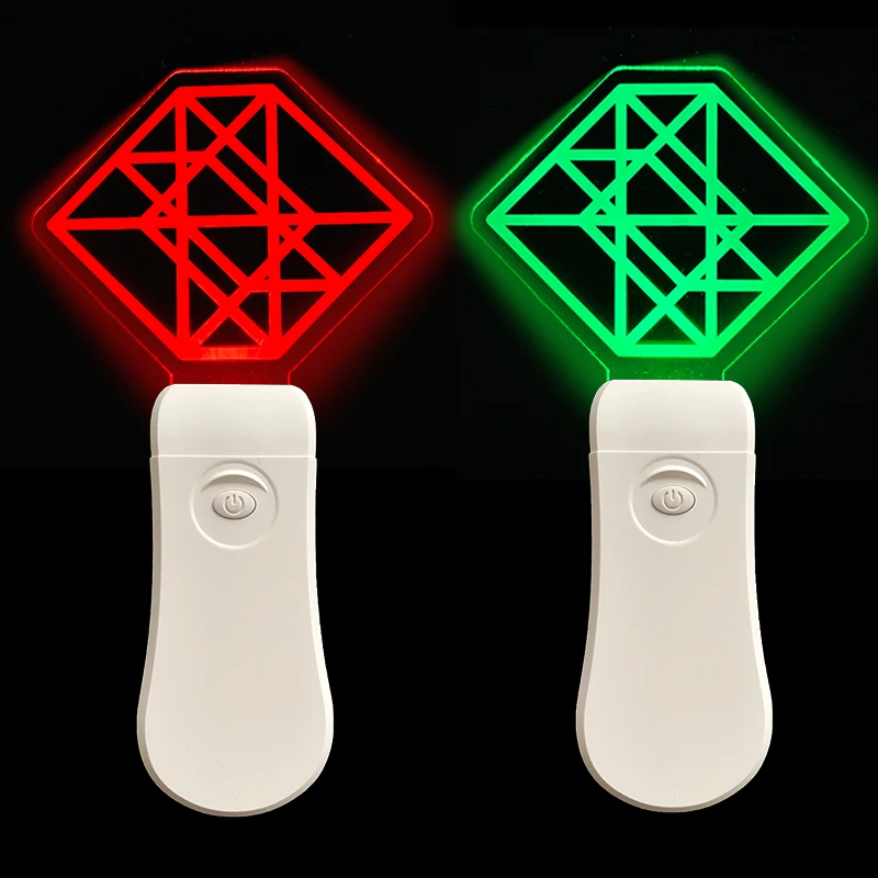 Customized Logo colorful led light stick Acrylic glow stick