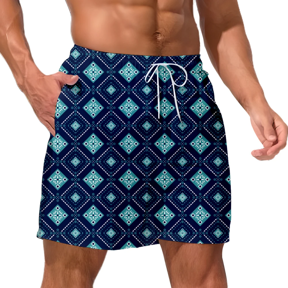 New style beach shorts for boys summer products men beach shorts waterproof beach shorts with tropical prints
