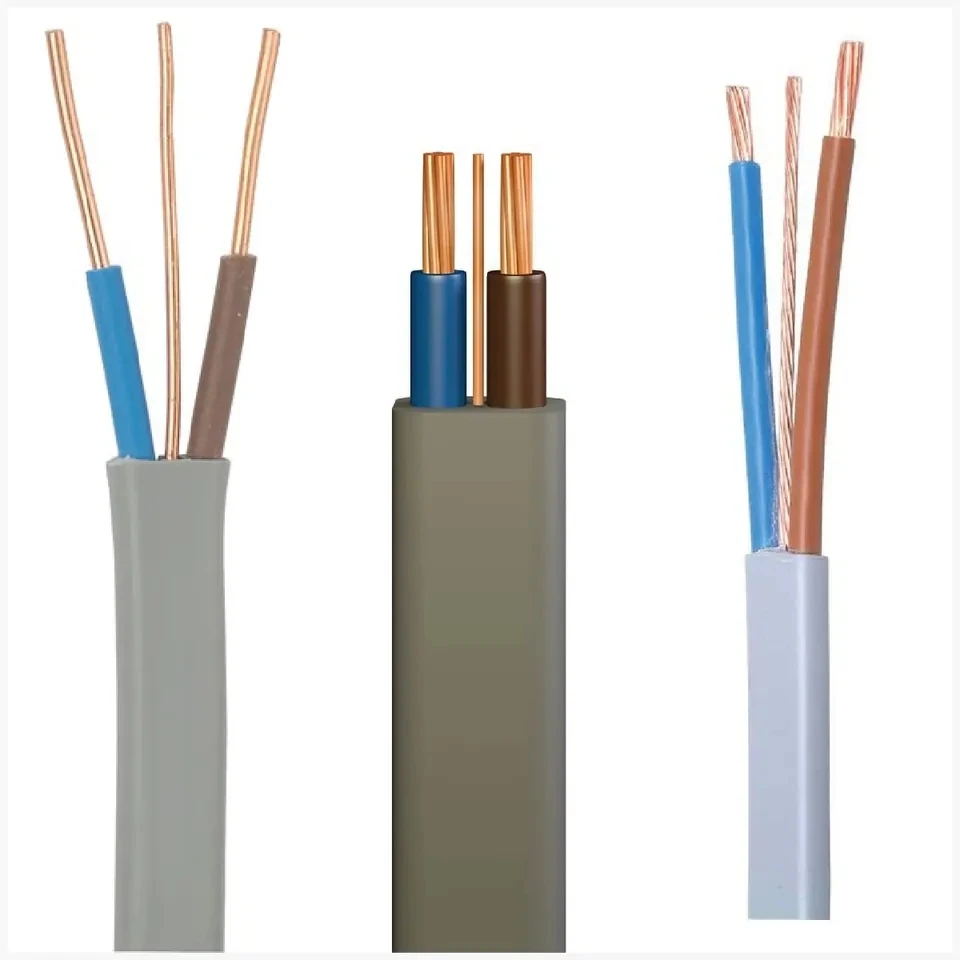 BVVB  2.5mm Wire Flexible Electrical Flat Twin and Earth Cable