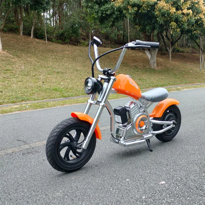 Meet the Standard EN71, ASTM, ROHS Kids Mini Electric Motorcycle, 12 Inch Chopper Bike for Children 9-12Km Range Enjoy Riding