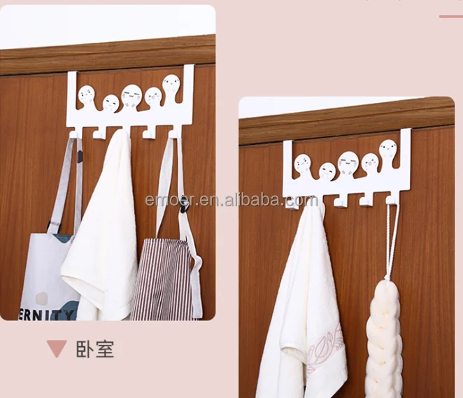 EMOER Metal Door Hook Creative Door Hook For Clothes