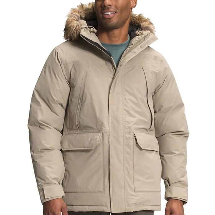 Мужская зимняя куртка с капюшоном, водоотталкивающая теплая куртка с меховым капюшоном, 600