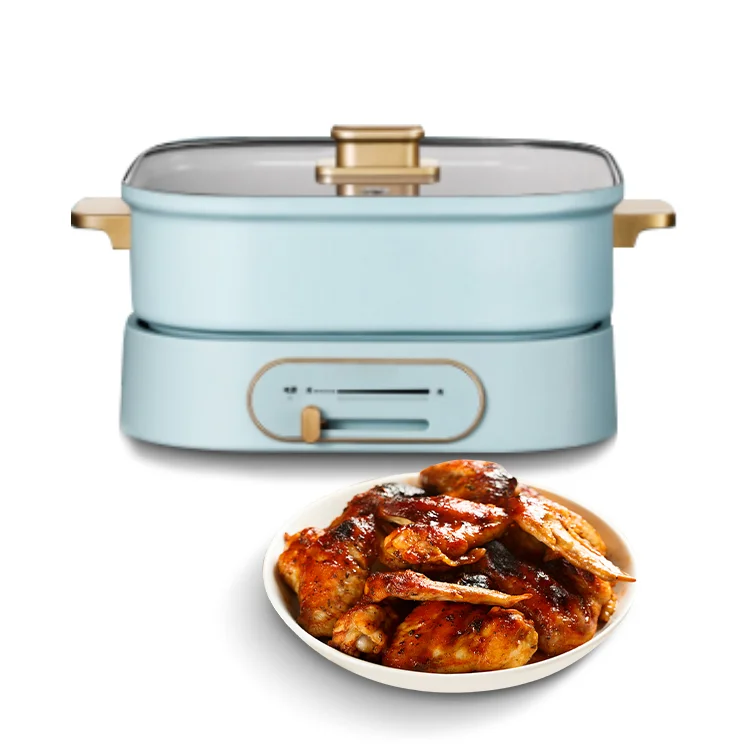 
Multi-functional Detachable Takoyaki Maker Table Electric BBQ Grill Electric Cooking Pot 