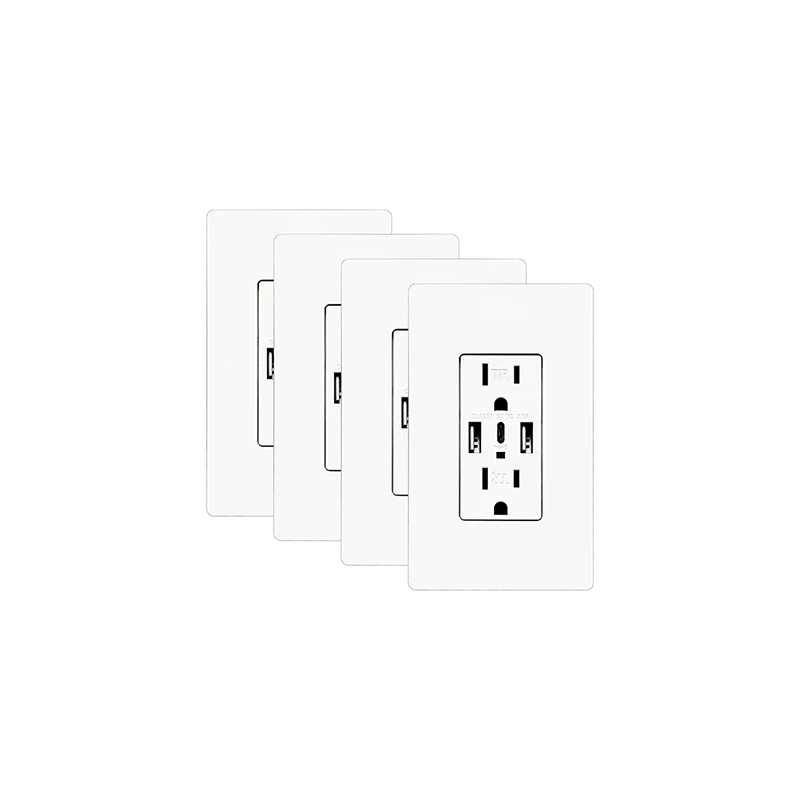 
Factory Price 4.8A Dual High Speed Duplex Receptacle 