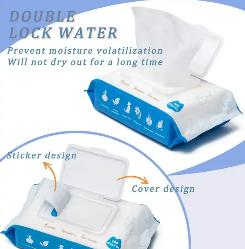 Petdom Pet Grooming Cleaning Safe And Mild Puppy Eye Cleaning Wipes Pet Alcohol Free Wipes Hypoallergenic Cat Dog Wipes